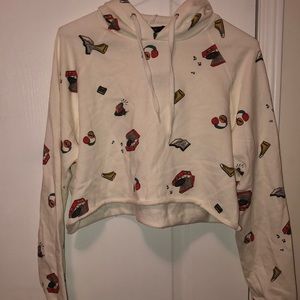 Cropped “retro” sweater